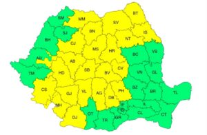 ATENȚIONARE METEOROLOGICĂ