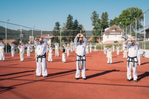 55 de sportivi ai clubului „Puma” Sibiu, în cantonament la Cisnădioara. Șapte sunt în lotul național