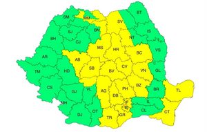 Atenționări meteo de la ANM