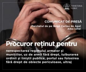 Au reținut un procuror