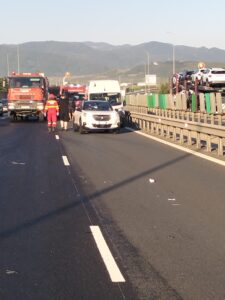 Accident pe A1 – Actualizare
