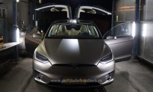 Video – Autoturism căutat de autoritățille din Olanda, în valoare de peste 100.000 de lei, depistat în PTF Sighetu Marmației