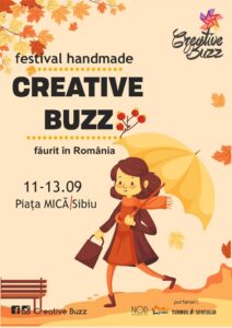 Creative Buzz #43 aduce toamna creativă în Piața Mică din Sibiu