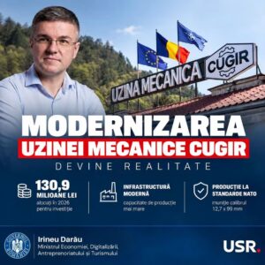 Fabrica de armament de la Cugir intră în proces de modernizare
