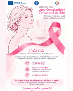 OCTOMBRIE – Luna Conștientizării Cancerului de Sân
