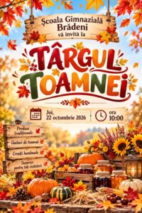 Brădeni – Târgul Toamnei la școala din localitate