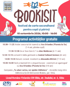 O zi întreagă de cărți și activități pentru copii la Festivalul Bookisit #35 Sibiu