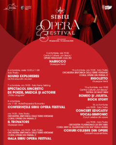 Sibiu Opera Festival 2026: trei opere de Verdi și o Gală de Operă în programul săptămânii