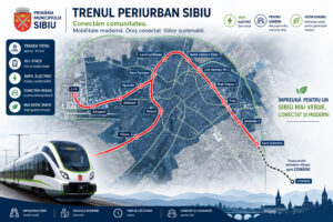 Important pentru implementarea trenul periurban al Sibiului: completați acest chestionar pentru a se stabili nevoile de transport